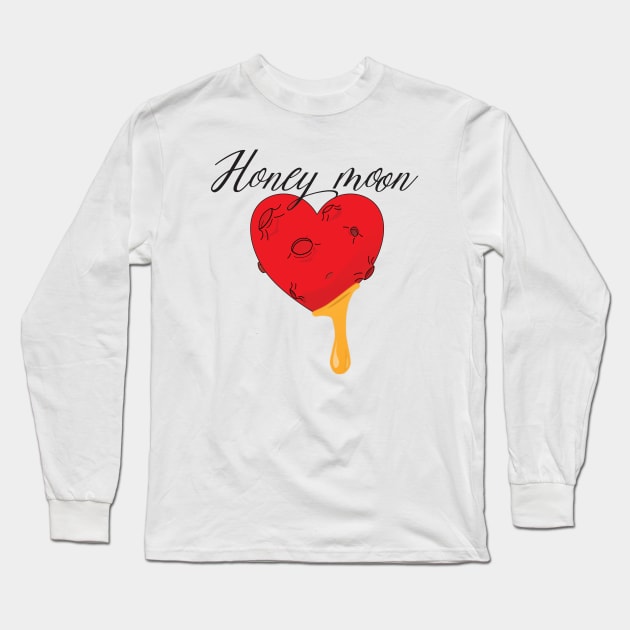 Honeymoon Long Sleeve T-Shirt by wisecolor